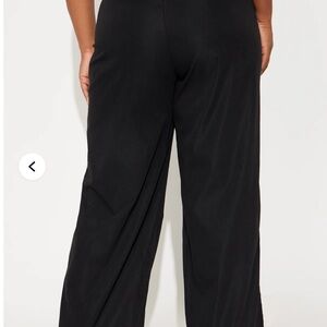 Fashion Nova Black Wide Leg Pants
